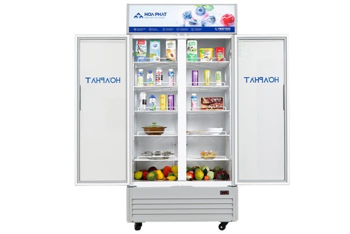 Tủ mát trưng bày Hòa Phát 812 lít HSR D6812